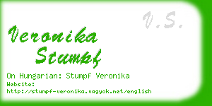 veronika stumpf business card